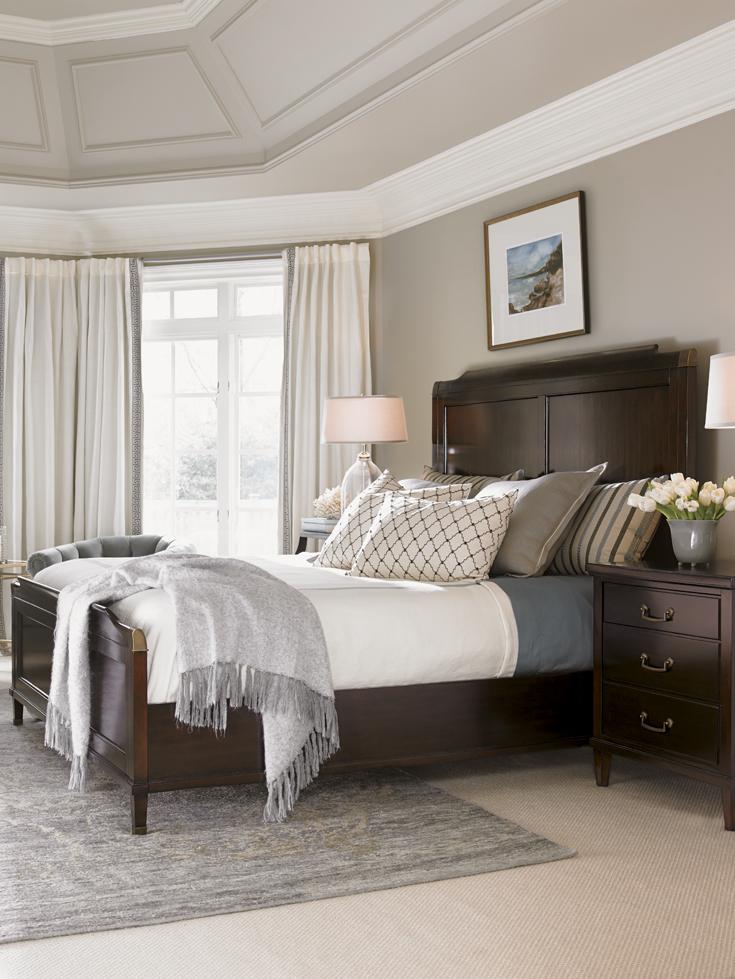 Lexington Kensington Place 708 134C King Bennington Panel Bed with